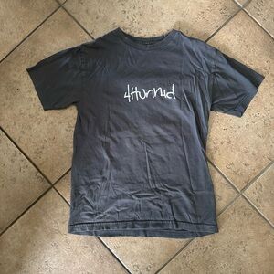 4Hunnid Gray Short Sleeve Tee